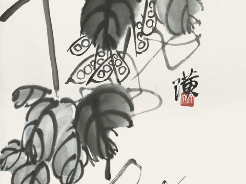 齐白石写意水墨画，近现代水墨画50 (2)