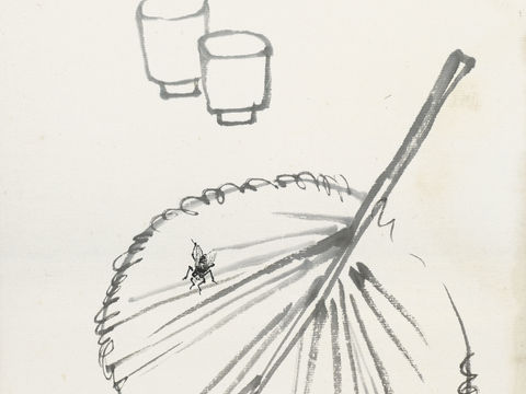  齐白石写意水墨画，近现代水墨画48 (2) 