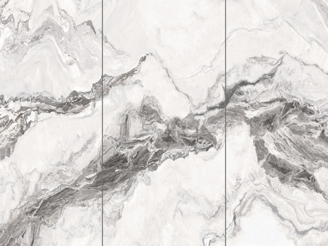 灰白色连纹大理石