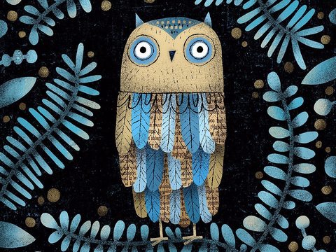  可爱动物手绘，创意童趣插画，猫咪动物插画，治愈系插画，可爱儿 