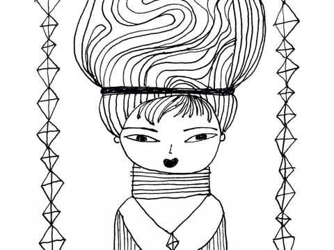  可爱动物手绘，创意童趣插画，猫咪动物插画，治愈系插画，可爱儿 