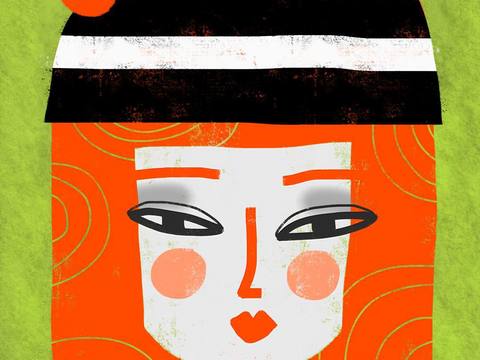  可爱动物手绘，创意童趣插画，猫咪动物插画，治愈系插画，可爱儿 