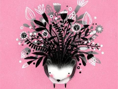  可爱动物手绘，创意童趣插画，猫咪动物插画，治愈系插画，可爱儿 