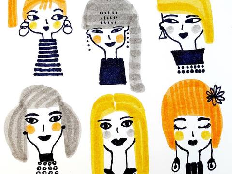  可爱动物手绘，创意童趣插画，猫咪动物插画，治愈系插画，可爱儿 