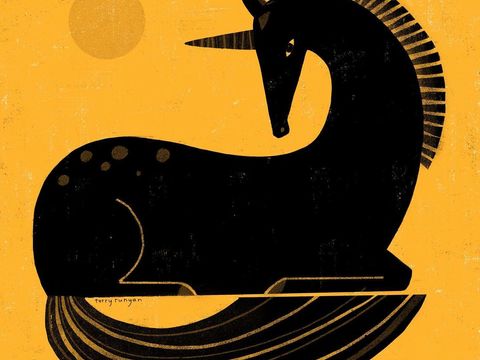  可爱动物手绘，创意童趣插画，猫咪动物插画，治愈系插画，可爱儿 