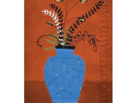  可爱动物手绘，创意童趣插画，猫咪动物插画，治愈系插画，可爱儿 