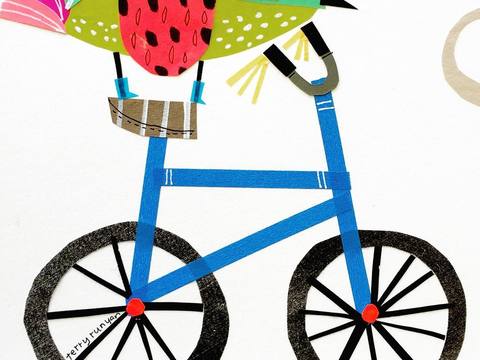  可爱动物手绘，创意童趣插画，猫咪动物插画，治愈系插画，可爱儿 