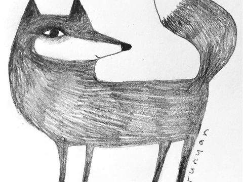  可爱动物手绘，创意童趣插画，猫咪动物插画，治愈系插画，可爱儿 