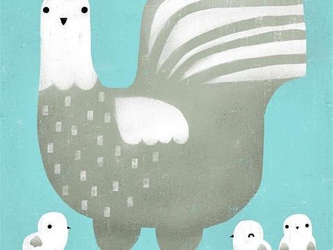  可爱动物手绘，创意童趣插画，猫咪动物插画，治愈系插画，可爱儿 