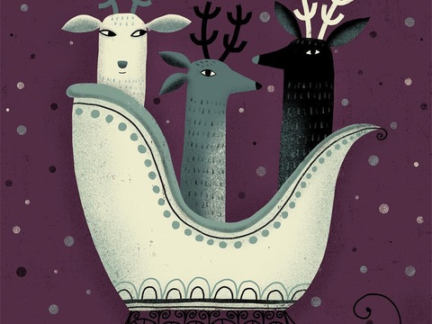 可爱动物手绘，创意童趣插画，猫咪动物插画，治愈系插画，可爱儿