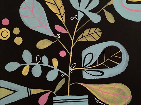  可爱动物手绘创意童趣插画猫咪动物插画治愈系插画可爱儿童插画 