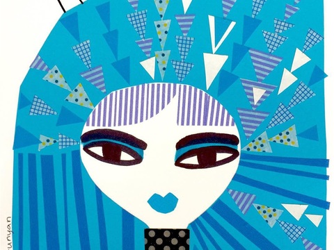  可爱动物手绘，创意童趣插画，猫咪动物插画，治愈系插画，可爱儿 