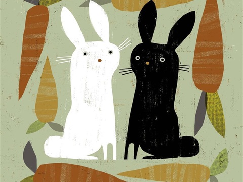  可爱动物手绘创意童趣插画猫咪动物插画治愈系插画可爱儿童插画 