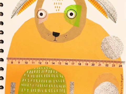  可爱动物手绘，创意童趣插画，猫咪动物插画，治愈系插画，可爱儿 