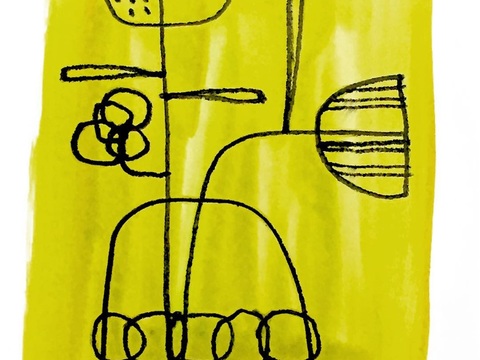  可爱动物手绘创意童趣插画猫咪动物插画治愈系插画可爱儿童插画 