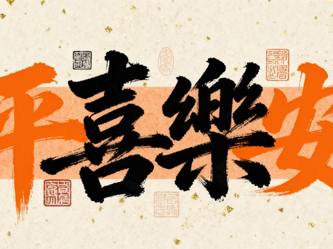  新中式书法字画 
