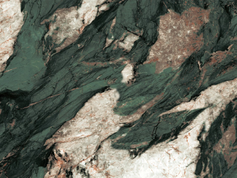 光面翡翠绿奢石