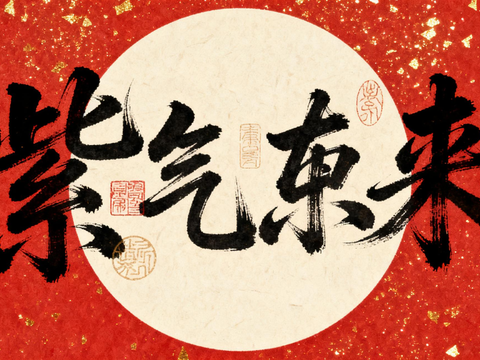  新中式书法字画 