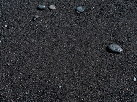  地表地面，火山沙滩 