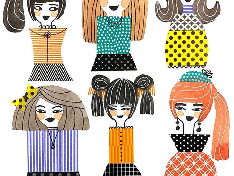  可爱动物手绘创意童趣插画猫咪动物插画治愈系插画可爱儿童插画 