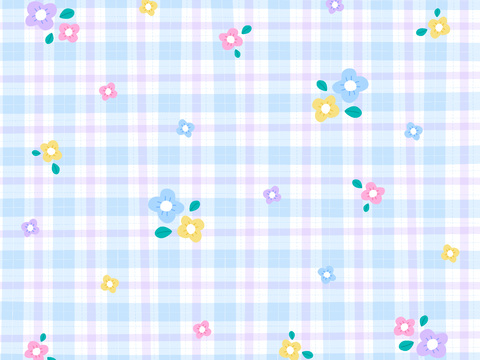  现代卡通网格壁纸 