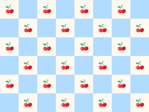  现代卡通网格壁纸 