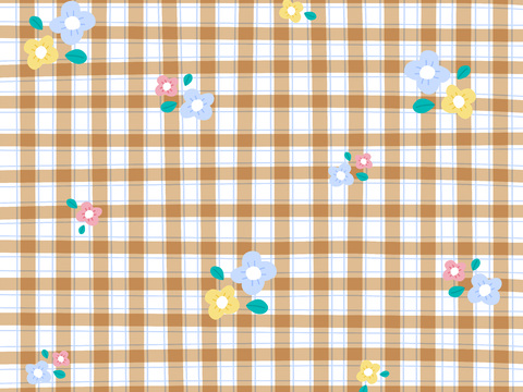  现代卡通网格壁纸 