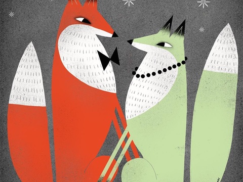  可爱动物手绘创意童趣插画猫咪动物插画治愈系插画可爱儿童插画 