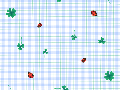  现代卡通网格壁纸 