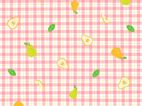  现代卡通网格壁纸 