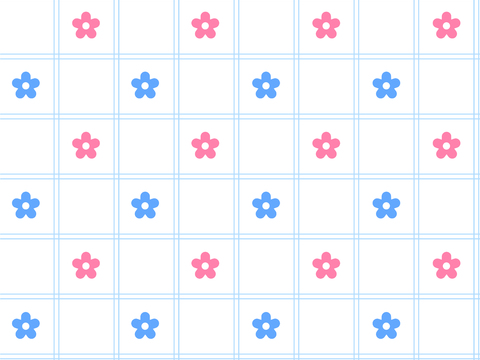  现代卡通网格壁纸 