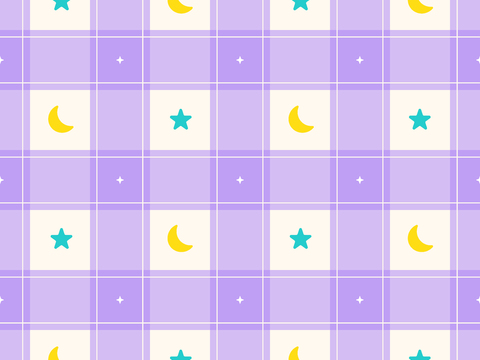  现代卡通网格壁纸 