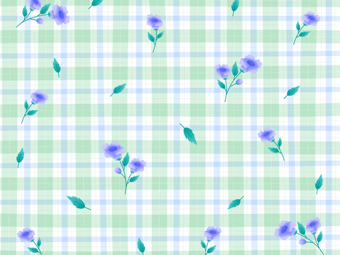  现代卡通网格壁纸 