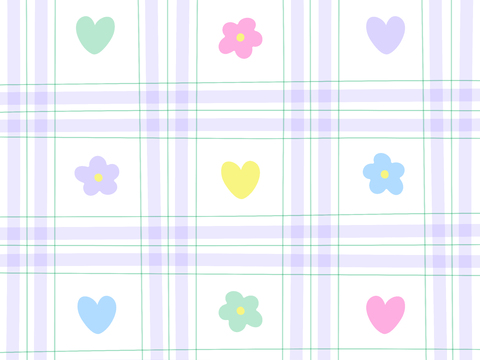  现代卡通网格壁纸 