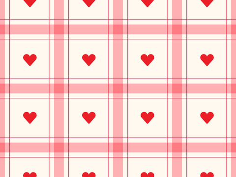  现代卡通网格壁纸 