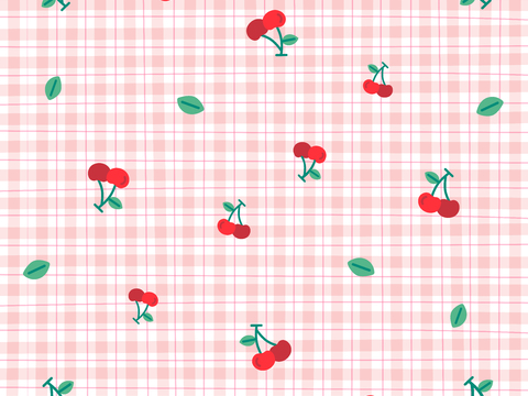  现代卡通网格壁纸 