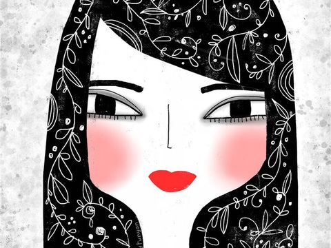  可爱动物手绘创意童趣插画猫咪动物插画治愈系插画可爱儿童插画 