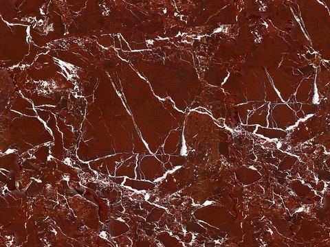 无缝缅甸紫罗红超平釉红色大理石