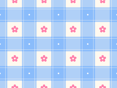  现代卡通网格壁纸 