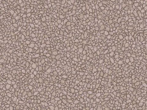  现代砾石地面铺装 