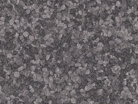  现代砾石地面铺装 