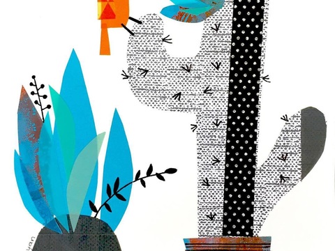  可爱动物手绘创意童趣插画猫咪动物插画治愈系插画可爱儿童插画 