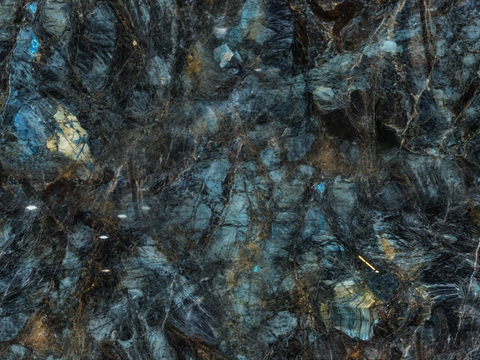 现代蓝色大理石奢石岩板