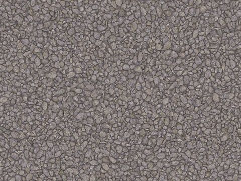 现代砾石地面铺装