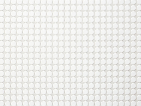 白色圆形糖果瓷砖马赛克