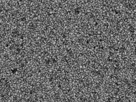 现代砾石地面铺装