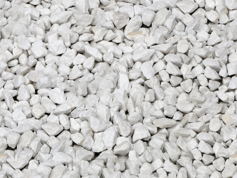 白色碎石砾石3