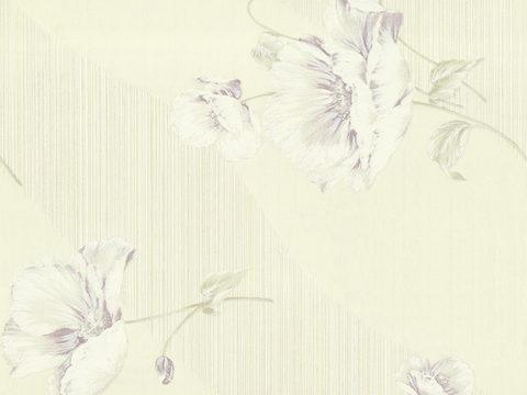 米白色印花壁纸