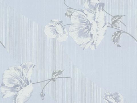 浅蓝色花纹壁纸