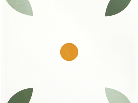 绿色小花瓷砖花砖马赛克